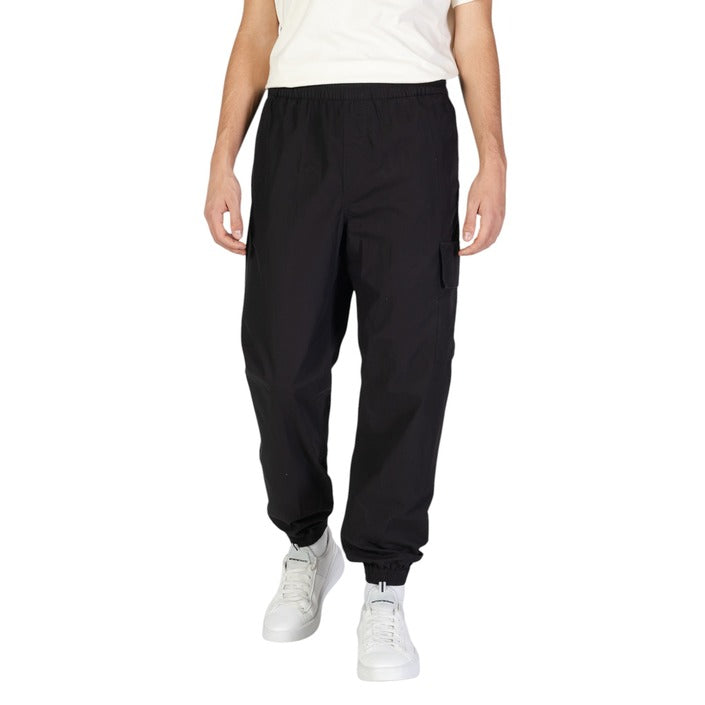 Calvin Klein Jeans Logo Black Cargo Jogger Sweatpants