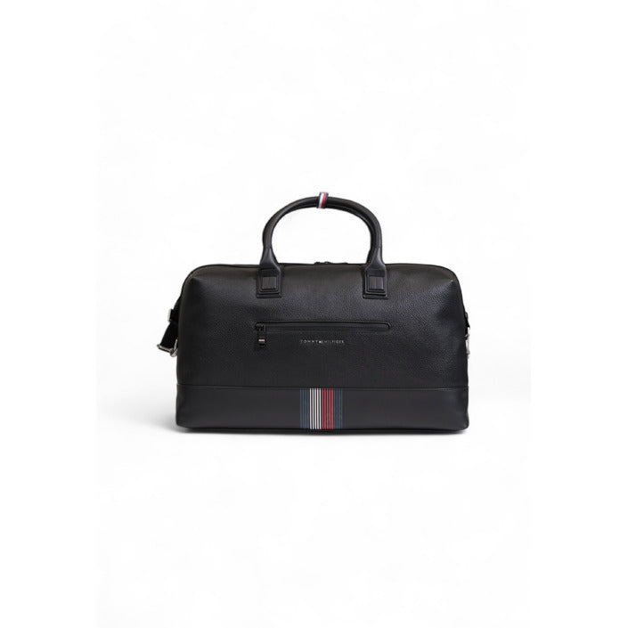 Tommy Hilfiger Logo Unisex Vegan Leather Duffel Bag