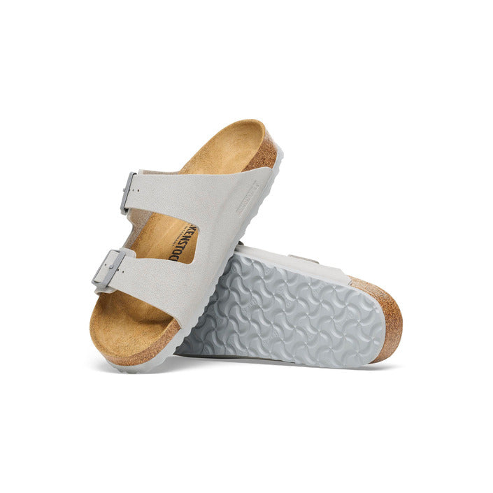 Birkenstock Minimalist Grey Double Buckle Strap Sandals