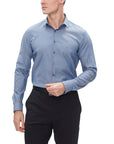 Calvin Klein Cotton-Rich Classic Collar Shirt - 2 Shades