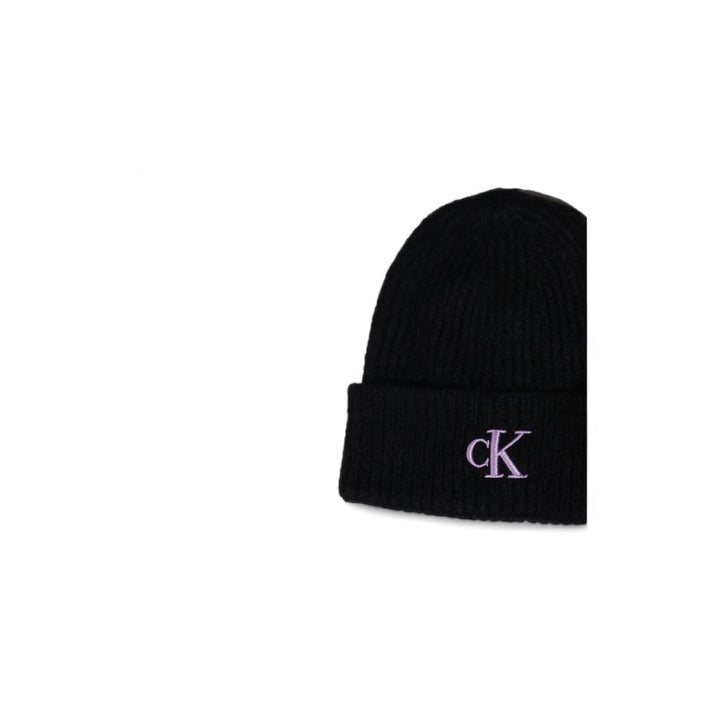 Calvin Klein Lilac Logo Cotton Blend Beanie