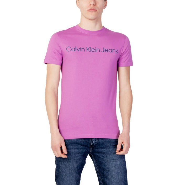 Calvin Klein Jeans Logo Organic Cotton-Blend T-Shirt