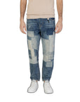 Gianni Lupo Logo Patchwork Regular Fit Jeans