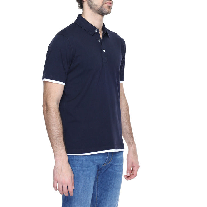 Hamaki-Ho Minimalist Pure Cotton Polo Shirt - Navy Blue