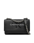 Calvin Klein Jeans Logo Structured Vegan Leather Crossbody Bag - 2 Shades