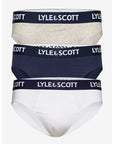 Lyle & Scott Logo Cotton Stretch Classic Brief - 3 Pack