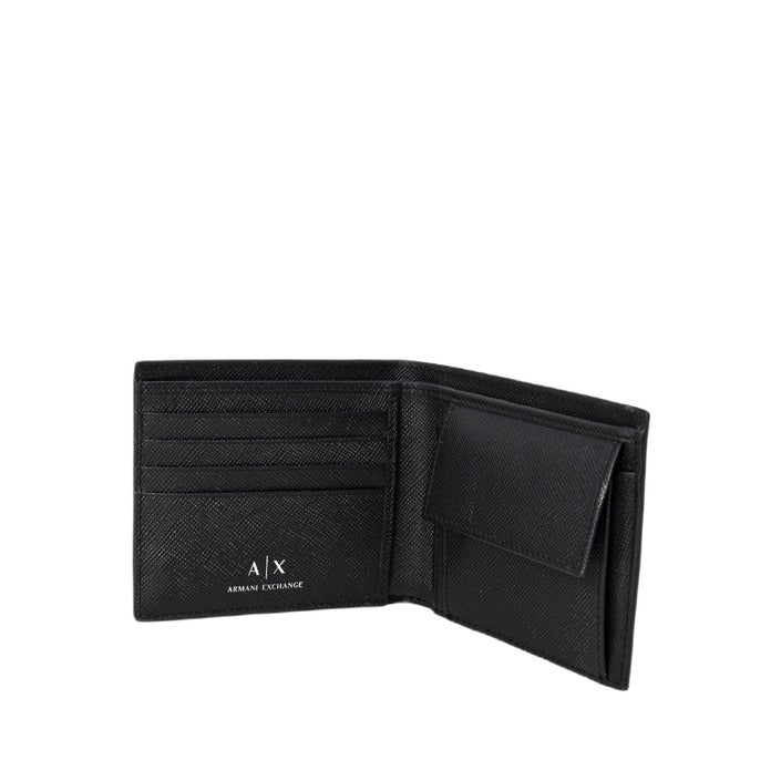 Armani Exchange Logo Badge Black Wallet