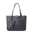 Guess Logo Monogram Vegan Leather Tote Bag