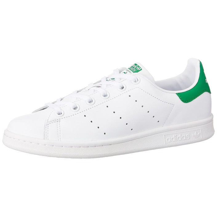 Adidas Logo Leather Low Top Lace-Up Sneakers