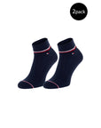 Tommy Hilfiger Logo Cotton-Rich Low Cut Socks - 2 Pack