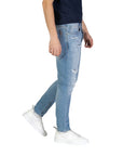 Antony Morato Distressed Ripped Light Wash Skinny Jeans