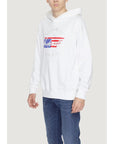 Underclub Logo Pure Cotton Hooded Pullover - White