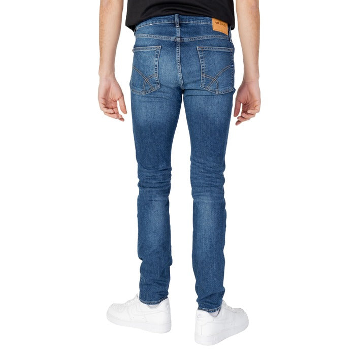 Gas Logo Classic Medium Wash Skinny Jeans