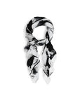 Desigual Monochrome Floral Scarf