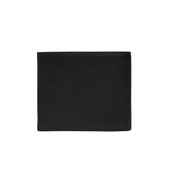 Tommy Hilfiger Logo Genuine Leather Black Wallet 