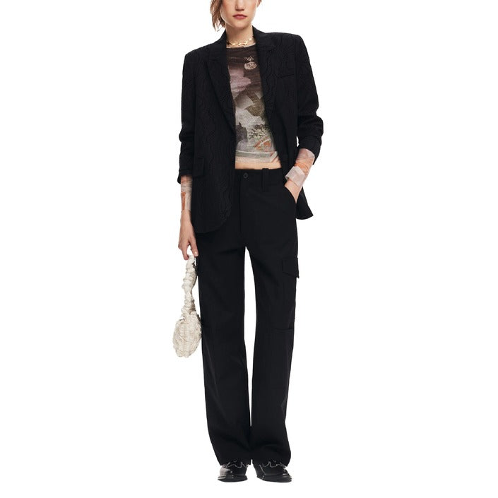 Desigual Longline Black Blazer