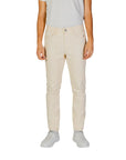 Jeckerson Logo Off White Skinny Chinos