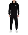 EA7 By Emporio Armani Logo Athleisure Cotton-Rich Performance Tracksuit Set