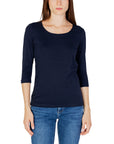 Street One Minimalist Cotton-Blend Quarter Sleeve Top - Multiple Colors