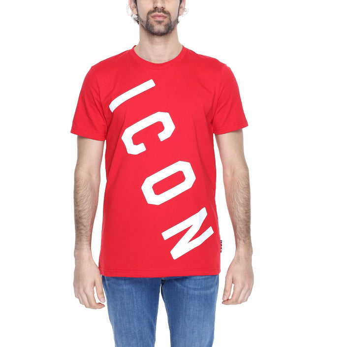 Icon Logo Pure Cotton T-Shirt - red