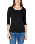 Street One Minimalist Cotton-Blend Quarter Sleeve Top - Multiple Colors