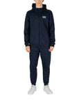 EA7 By Emporio Armani Logo Athleisure Cotton-Rich Performance Tracksuit Set