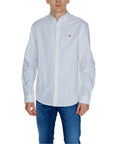 Tommy Hilfiger Jeans Logo Button-Down Collar Shirt - white