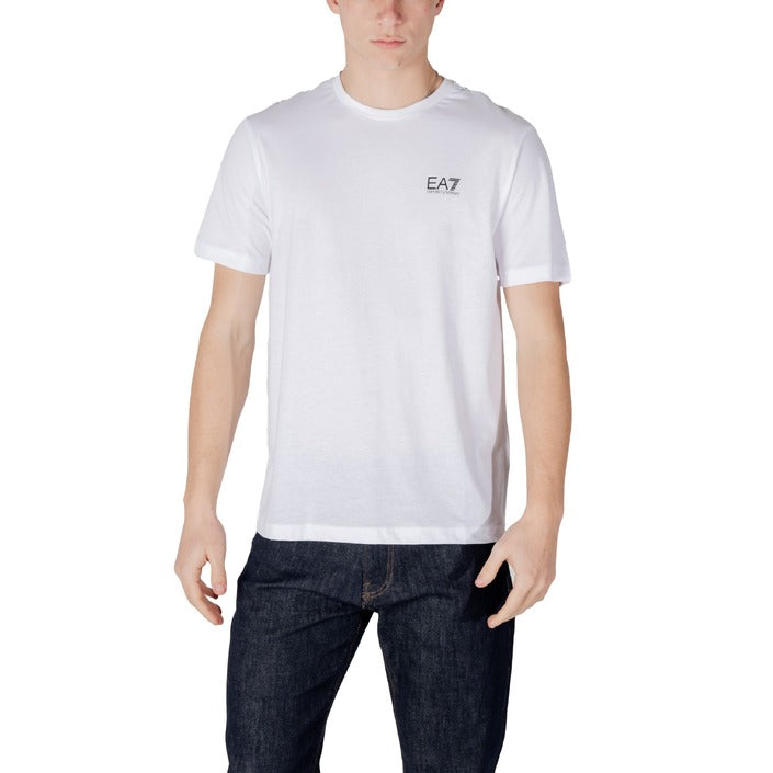 EA7 By Emporio Armani Logo Crewneck T-Shirt 100% Cotton