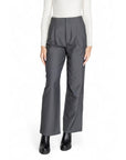 Only High Waist Grey Wide Leg Pants