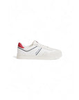 Tommy Hilfiger Logo Genuine Leather Lace-Up Sneakers