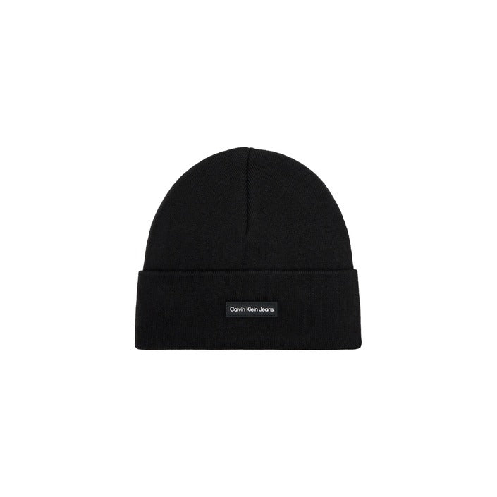 Calvin Klein Logo Unisex Black Beanie