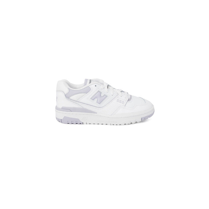 New Balance Logo Low Top Lace Up Sneakers - lilac 