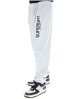 Superdry Logo Elastic Ankle Athleisure Sweatpants - Cotton-Blend