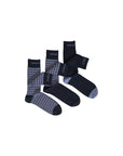 Emporio Armani Logo Midi Quarter Socks Cotton-Blend - 3 Pack