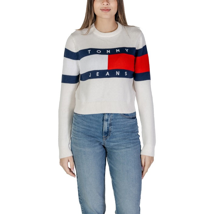 Tommy Hilfiger Jeans Logo Cropped Sweater - 3 Shades