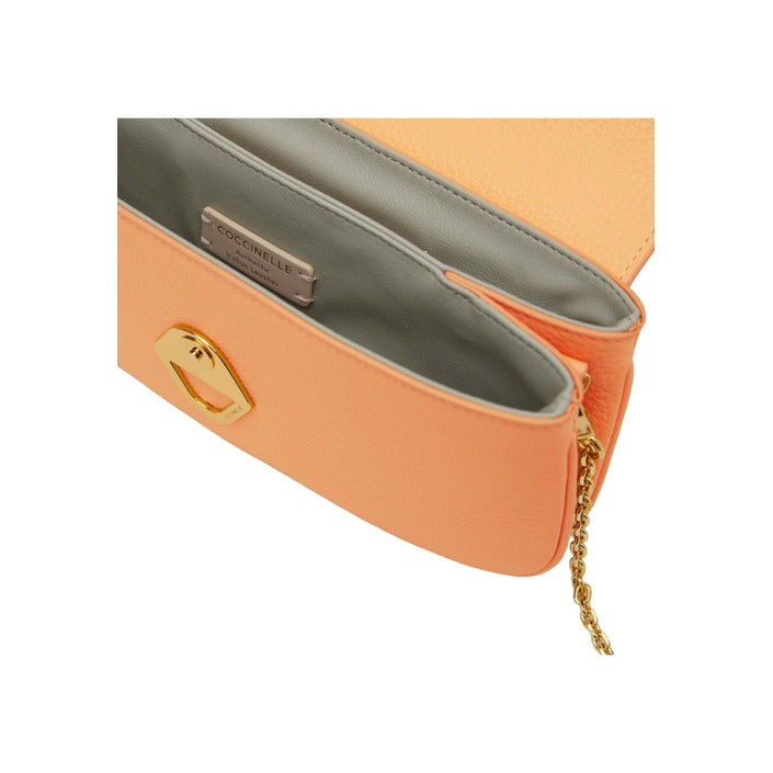 Coccinelle Minimalist Leather Clutch &amp; Shoulder Bag