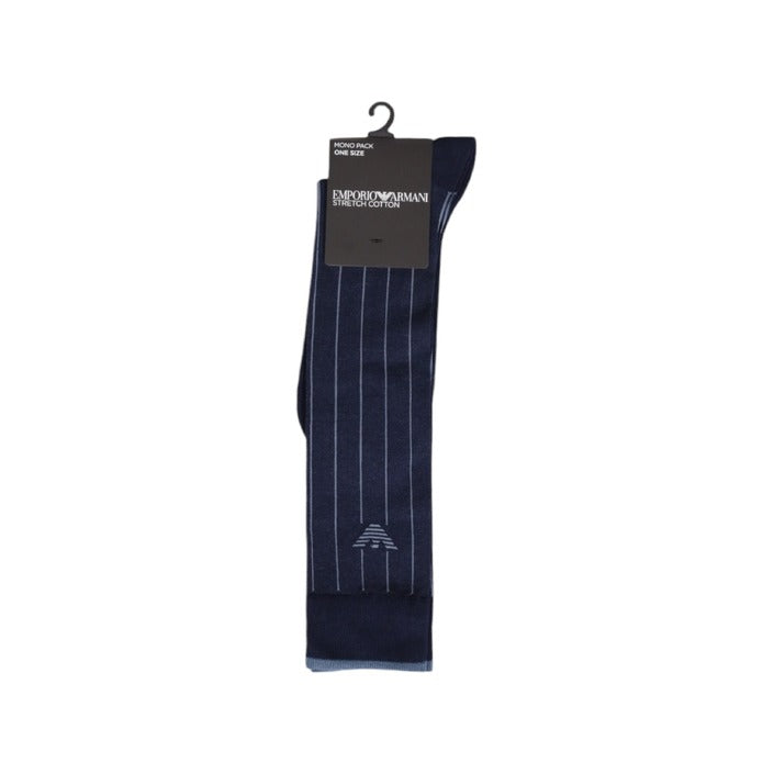 Emporio Armani Logo High Socks Cotton-Blend - 1 Pair