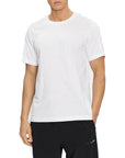 Calvin Klein Sport Minimalist Pure Cotton Athleisure T-Shirt - white