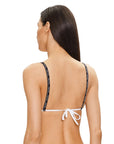 Calvin Klein Jeans Logo Trim Swim Bikini Top
