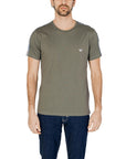 Emporio Armani Logo Pure Cotton T-Shirt - green