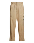 Calvin Klein Logo Cargo Pants Wide Leg Fit - Cotton