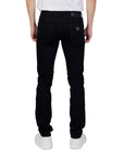 Armani Exchange Minimalist Solid Color Skinny Jeans