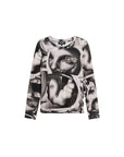 Desigual Monochrome Graphic Long Sleeve Top