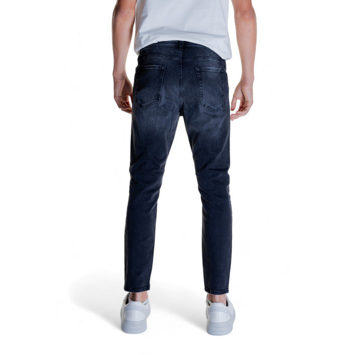 Antony Morato Distressed Dark Wash Skinny Ankle Length Jeans