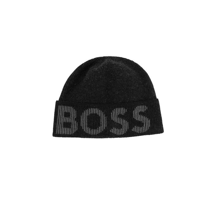 Boss Logo Unisex Cotton-Wool Beanie
