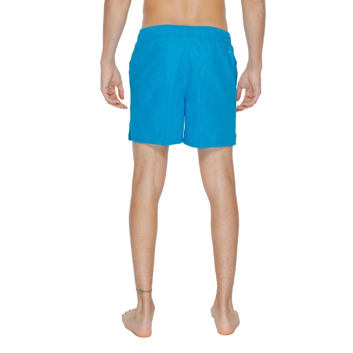 Nike Logo Quick Dry Athleisure Swim Shorts - light blue