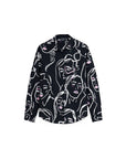 Desigual Abstract Line Art Shirt 100% Cotton