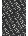 Armani Exchange Logo Monogram Unisex Wool-Blend Scarf