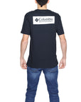 Columbia Logo 100% Cotton T-Shirt - black