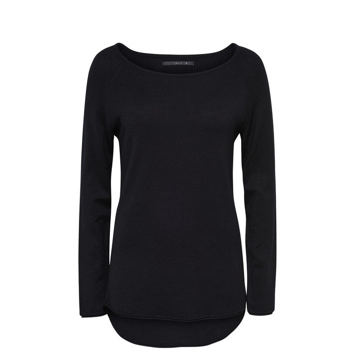 Only Minimalist Asymmetrical Boatneck Sweater